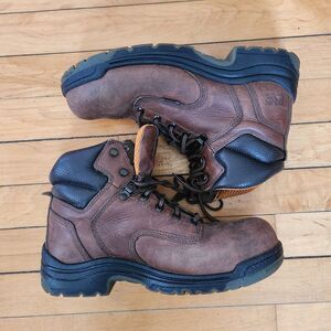 Timberland PRO Titan 26388 9.5M Women’s Steel Toe EH Work Boots Brown ASTM